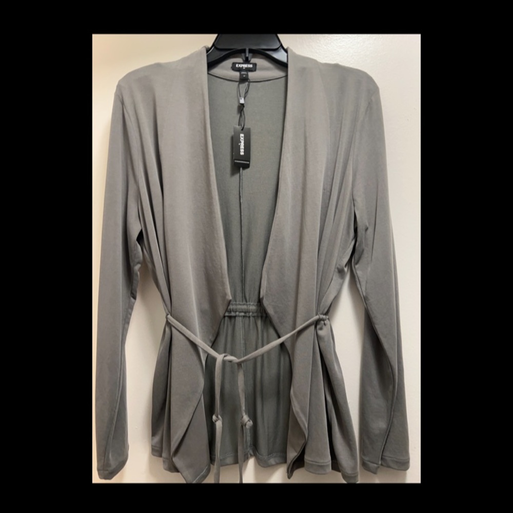Express Jersey Suede Blazer size M